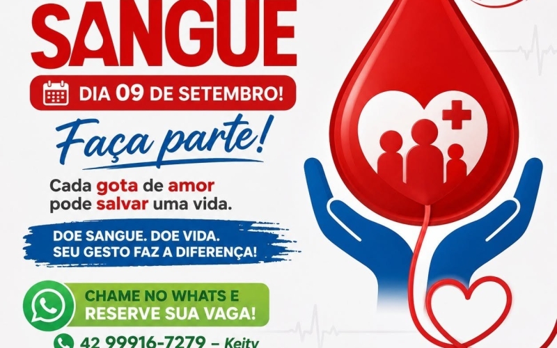 DOE SANGUE, DOE VIDA!
