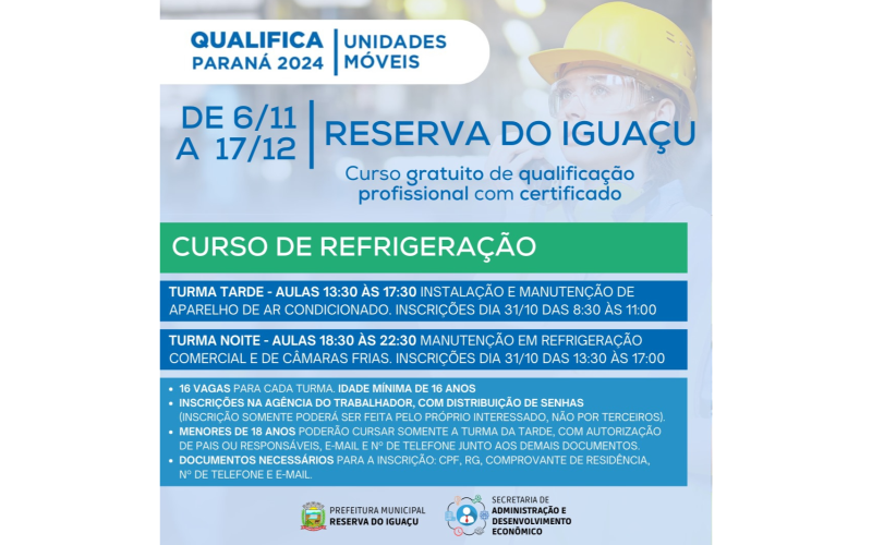 CURSO DE REFRIGERAÇÃO