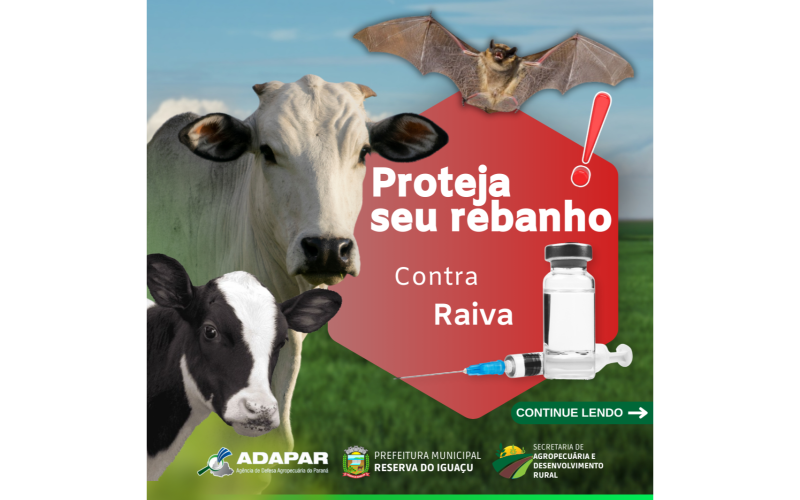 Proteja seu rebanho contra a raiva