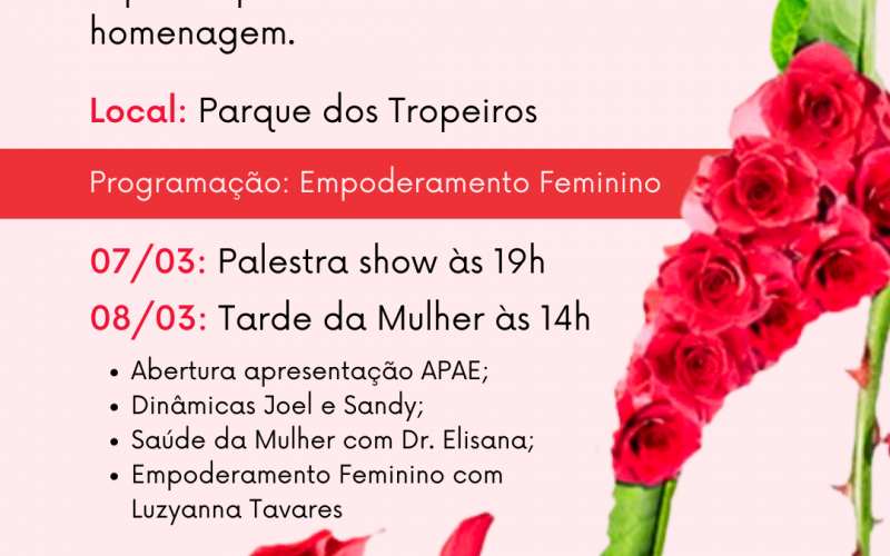 DIA DA MULHER - EMPODERAMENTO FEMININO 